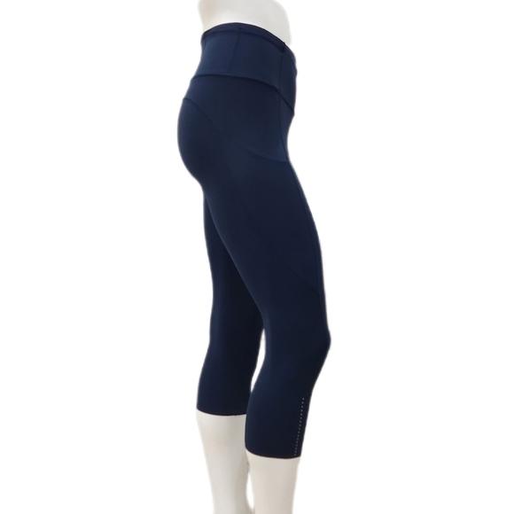 LULULEMON FAST&FREE Crop ll leggings, Midnight Navy, Women's Small - Picture 4 of 7
